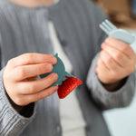 Tiny Lunch Box with Snack Picks | Tiny Farm Blue