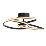 Dune Spiral Ceiling Light | Black