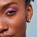 Chunky Textured Hoop Earrings | Gold Plated