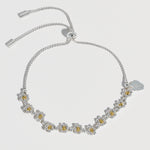 Amelia Daisy Chain Bracelet | Gold & Silver Plated