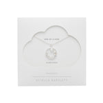 Faux Pearl Circle Pendant Necklace | Silver Plated