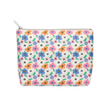 Floral Print Wash Bag | Vegan Leather