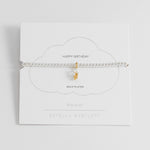 Sienna Interlinked Star Charm Birthday Bracelet | Gold & Silver Plated