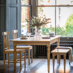 Eton Farmhouse Extending Dining Table | Natural