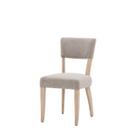 Eton Farmhouse Upholstered Dining Chairs | Natural | Set of 2