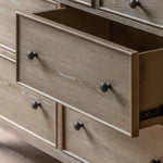 Artisan Bobbin 7 Drawer Chest | Limewashed Oak