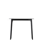Blair Smoked Glass Console Table | Black Oak