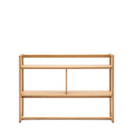 Craft Oak Open Display Unit | Natural | Wide