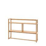 Craft Oak Open Display Unit | Natural | Wide