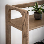 Craft Oak Open Display Unit | Smoked | Wide