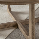 Craft Oak Round Coffee Table | Smoked