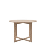 Craft Oak Round Dining Table | Smoked