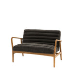Datsun Boucle 2 Seat Sofa | Charcoal