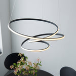 Dune Spiral Pendant Light | Black