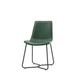 Hawking Vegan Leather Chairs | Green | Set of 2