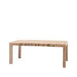 Iowa Rustic Mango Wood Dining Table | Natural