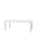 Iowa Rustic Mango Wood Dining Table | Whitewash