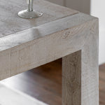 Iowa Rustic Mango Wood Dining Table | Whitewash