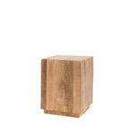 Iowa Rustic Mango Wood Side Table | Natural