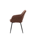 Ivorra Arch Dining Chairs | Brown | Set of 2