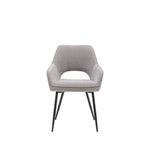 Ivorra Arch Curve Dining Chairs | Grey | Set of 2