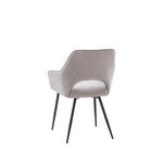 Ivorra Arch Curve Dining Chairs | Grey | Set of 2