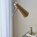 Karna Floor Lamp | Antique Brass