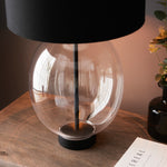 Kelda Oval Table Lamp | Black