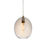 Kelda Oval Pendant Light | Champagne