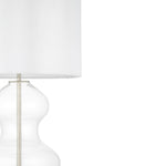Kelda Hourglass Table Lamp | Vintage White