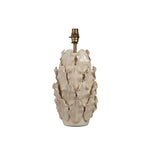Layered Leaf Table Lamp Base | Ivory | Large