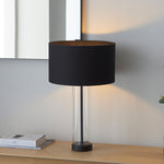 Lessina Glass Table Lamp | Black | Large