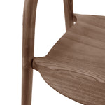 Madrid Mid-Century Scandi Dining Chairs | Walnut | Set of 2