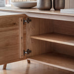 Madrid Mid-Century Scandi 3 Drawer Sideboard | Oak