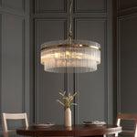 Marietta Grand 7 Pendant Light | Antique Brass