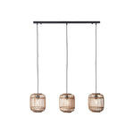 Mathias Bamboo Cage Trio Pendant Light | Natural