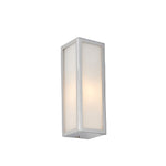 Newham Single Bathroom Wall Light | Chrome/Frosted