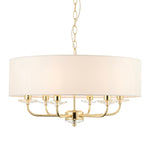 Nixon Pendant Light | Brass/Vintage White | Large