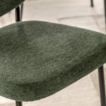 Oppo Oval Dining Chairs | Green | Set of 2