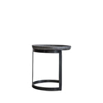 Ottawa Nesting Side Tables | Black/Greywash | Set of 2