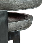 Ottawa Nesting Side Tables | Black/Greywash | Set of 2