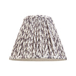 Pleated Fabric Leaf Shade | Pearl Grey