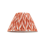 Pleated Fabric Zigzag Shade | Apricot Orange