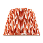 Pleated Fabric Zigzag Shade | Apricot Orange