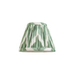 Pleated Fabric Zigzag Shade | Cotswold Green
