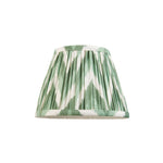 Pleated Fabric Zigzag Shade | Cotswold Green