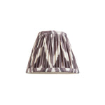Pleated Fabric Zigzag Shade | Pearl Grey