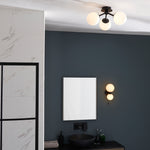 Pulsa Bathroom Ceiling Light | Black | Large