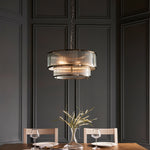 Ridgeton 5 Bulb Pendant Light Fitting | Antique Brass