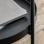 Sennen Handle Side Table | Black